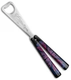 BB Barfly Bottle Opener Butterfly Trainer (Psychedelic Flowers)