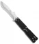 Emerson Commander Tactical Balisong Butterfly Knife Black G-10 (3.8" Stonewash)