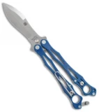 Spyderco SmallFly Blue G10 Butterfly Knife Balisong Flipper B02GPBL *Collection*