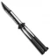 Microtech Tachyon III Balisong Knife Venom (4.5" Black/White Serr) 173-3VM