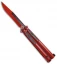 Microtech Tachyon III Balisong Butterfly Dead Pool (4.5" Red/Black) 173-1DP
