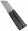 Nathan Dewey Custom Gremlin Mini Balisong Knife Silver LSCF (2" 440C Satin)