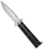 Les Voorhies Custom Knives Model 1 Balisong Butterfly Knife w/ Black G-10