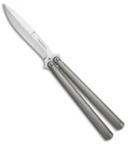 Eldon Talley Custom Talisong Flipper Balisong Knife (4.25" Weehawk Polished)