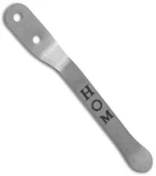 Hom Design Titanium Engraved Pocket Clip Balisong Basilisk