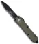 Microtech Olive UTX-85 D/A OTF Automatic Knife (Black SER) 125-2OD
