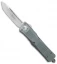 Microtech Combat Troodon T/E OTF Automatic Knife Gray (3.8" Stonewash) 144-10GY