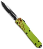 Microtech UTX-70 S/E OTF Automatic Knife Zombie (2.4" Black Serr) 148-2Z