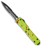 Microtech UTX-70 D/A OTF D/E Automatic Knife Zombie (2.4" Black Serr) 147-2Z