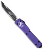 Microtech UTX-70 Tanto OTF Automatic Knife Purple (2.4" Black Serr) 149-2PU