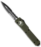 Microtech UTX-70 D/E OTF Automatic Knife OD Green CC (2.4" Black Serr)