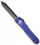 Microtech UTX-70 Spartan OTF Automatic Knife Purple (2.4" Black) 249-1PU