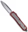 Microtech Red Daytona D/A OTF Knife (Satin PLN) 146-19R