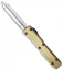 Marfione Custom Ultratech Spartan OTF Knife Brass (Mirror Polish)