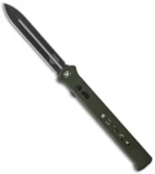 Paragon Estiletto Dagger OTF Automatic OD Green USA (5.5" Black)