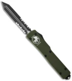 Microtech UTX-70 Spartan OTF Automatic Knife OD Green (2.4" Black Serr)