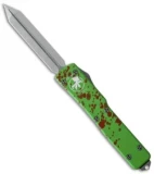 Microtech UTX-70 Spartan OTF Automatic Knife Zombie-Tech (2.4" Stonewash)