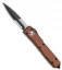 Microtech Ultratech Bayonet OTF Automatic Knife Tan (3.4" Black Serr) 120-2TA