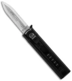 Mini D/A OTF Automatic Knife Lighter Black (2.1" Satin) Refillable Butane