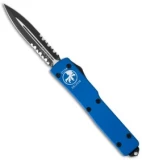 Microtech UTX-70 D/E OTF Automatic Knife Blue (2.4" Black Serr) 147-2BL