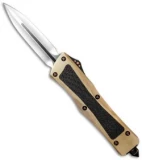 Marfione Custom Combat Troodon D/E OTF Knife Brass/LSCF (3.8" Mirror)