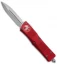 Microtech Troodon D/E OTF Automatic Knife Red (3" Bead Blast) 138-7RD
