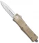Microtech Combat Troodon D/E OTF Automatic Knife Tan (3.8" Satin) 142-4TA