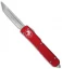 Microtech Ultratech T/E OTF Automatic Knife Red (3.4" Stonewash Serr) 123-11RD