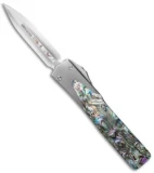 Microtech Marfione Custom UT-10 D/E OTF Knife Abalone (3.5" Mirror Polish)