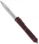 Microtech Makora II D/A OTF Automatic Knife CF/Red (4.45" Satin) 106-4RD