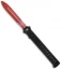 Paragon Estiletto OTF Automatic Knife Black (5.25" Red Serr)