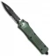 Microtech Combat Troodon D/E OTF Automatic Knife Green (3.8" Black Serr) 142-2OD