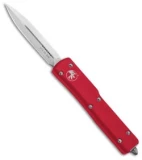 Microtech UTX-70 D/E OTF Automatic Knife Red (2.4" Stonewash) 147-10RD