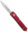 Microtech Ultratech D/E OTF Automatic Knife Red CC (3.4" Stonewash) 122-10RD