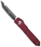 Microtech Ultratech Tanto OTF Automatic Knife Red (3.4" Black) 123-1MR