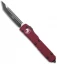 Microtech Ultratech Tanto OTF Automatic Knife Red (3.4" Black) 123-1MR