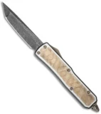 Marfione Custom Daytona Tanto Stainless Steel OTF Knife Bronzed (3.25" Damascus)