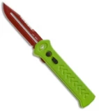 Paragon PARA-XD-CP Zombie Green OTF Automatic Knife (3.6" Red)