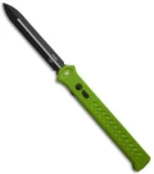 Paragon Estiletto Green OTF Automatic Knife (5.25" Black Plain)