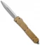 Microtech Ultratech Brass OTF D/E Automatic Knife (3.4" Satin) B122-4