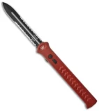 Paragon Estiletto OTF Automatic Knife Red (5.25" Black 2x Serr)