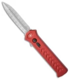 Paragon PARA-X-SP Red OTF Dagger Knife (3.5" Damascus)