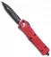 Microtech Troodon D/E OTF Automatic Knife Red (3" Black) 138-1RD