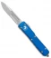 Microtech Ultratech Knife Blue S/E OTF Automatic (3.4" Stonewash Serr) 121-11BL