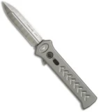 Paragon Custom PARA-X OTF Gray Automatic Knife (Damascus)