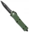 Microtech OD Green Troodon D/E OTF Automatic Knife (3" Black Full Serr) 138-3GR