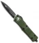 Microtech OD Green Troodon D/E OTF Automatic Knife (3" Black) 138-1OD