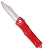 Microtech Red Combat Troodon OTF Bowie Knife (3.8" Bead Blast) 146-7RD