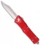 Microtech Red Combat Troodon OTF Bowie Knife (3.8" Bead Blast) 146-7RD