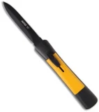 AKC Concord Dagger OTF Automatic Knife Black/Yellow (3.25" Black)